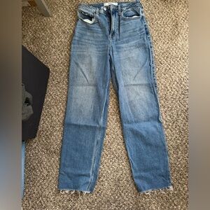Hollister Women's Straight Leg Blue Jeans